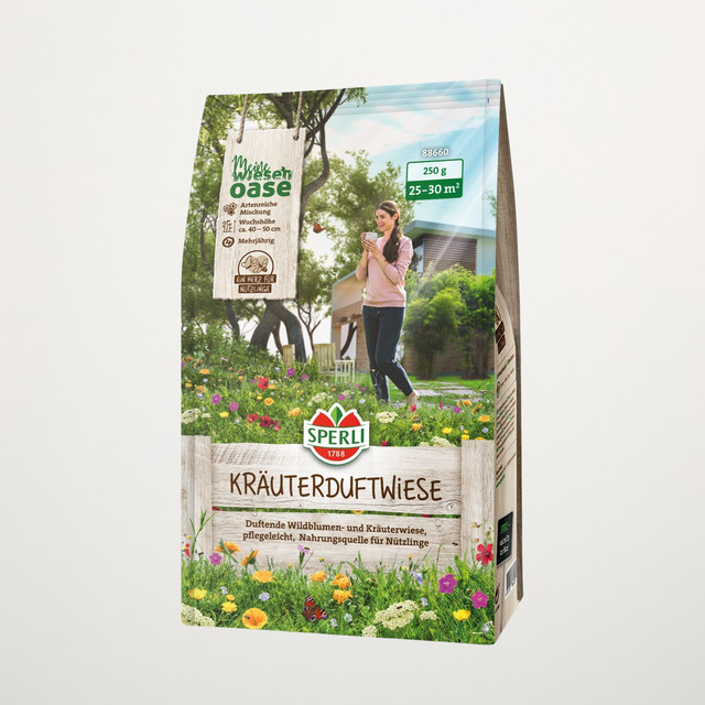 SPERLI's Kräuterduftwiesen Rasensamen, 250g - Bild 1