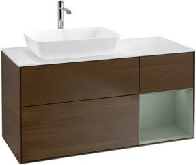 V&B Waschtischunterschrank Finion in Weiß lackiert, Breite: 120 cm, Tiefe: 50,1 cm, Höhe: 50,1 cm - Bild 1