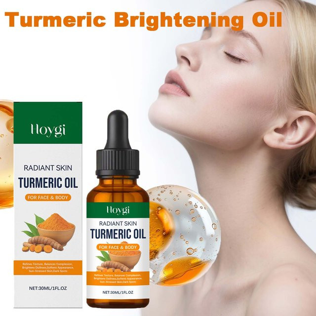 Hoygi Kurkuma Aufhellungsöl, Gesicht und Körper, 30 ml, Unisex - Bild 1