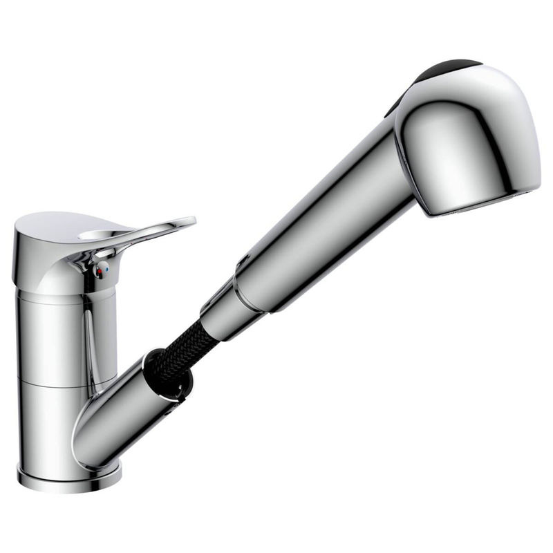 Eisl Spültischarmatur Verona mit herausziehbarer Geschirrbrause in Chrom, Einhebelmischbatterie, Silber, Höhe: 50,0 cm, Breite: 240,0 cm, Tiefe: 170,0 cm - Bild 3
