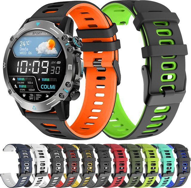 Sport Armband Silikon, 20/22mm, Unisex - Bild 1