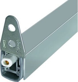 ASSA ABLOY Türabsenkdichtung PLANET MF FH aus Aluminium in Silber, Breite: 96 cm - Bild 1