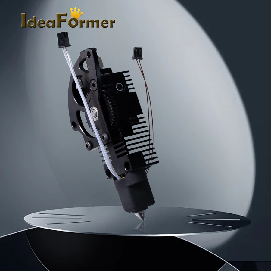 IdeaFormer IR3 V2 Hochtemperatur-Direktextruder-Kit mit 0,4mm gehärteter Stahldüse, 24V 80W, Schwarz - Bild 3