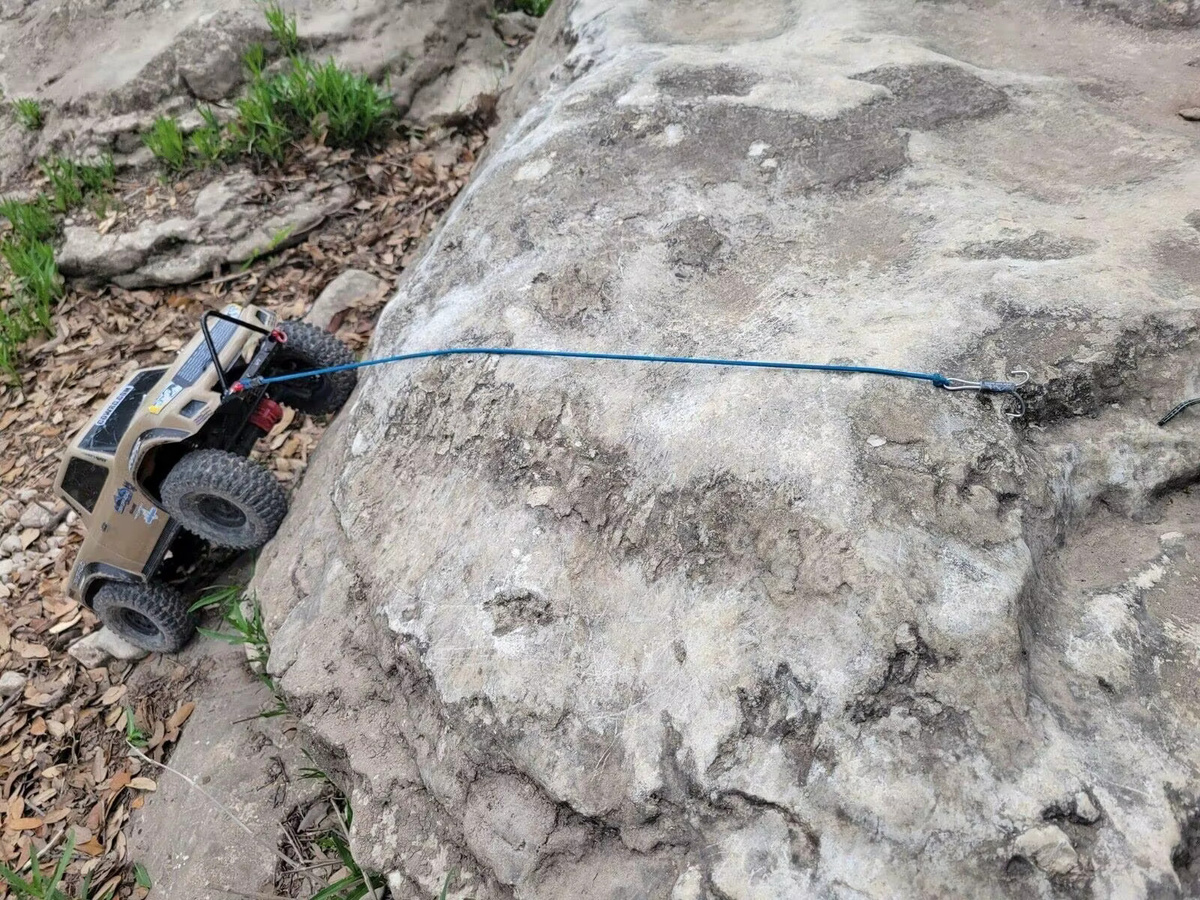 Axial RC Crawler Kinetischer Seilzug Rettungsseil, Zubehör, Rot - Bild 2