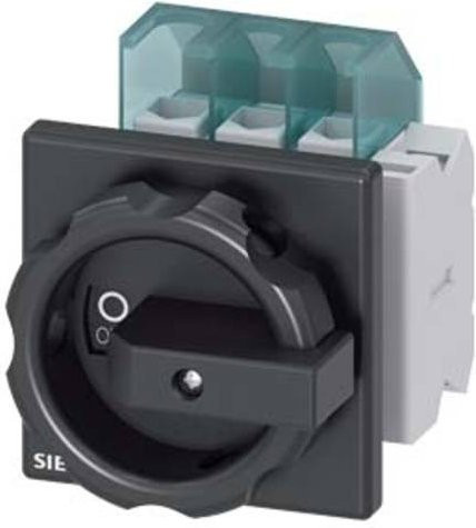 Siemens Lasttrennschalter Schwarz 3polig 25A 1 Schließer 1 Öffner 16mm² 690 V/AC 3LD21031TP51 - Bild 1