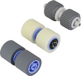 CoreParts MSP7041 Roller für Canon DR-6050C/7550C/9050C imageFORMULA in Blau, Grau und Weiß, 3 Stück - Bild 1