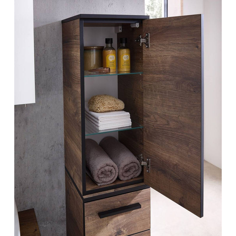 Pelipal Midischrank Quickset 374 Eiche Ribeck Braun B/H/T: 30 x 143,7 x 33 cm - Bild 2