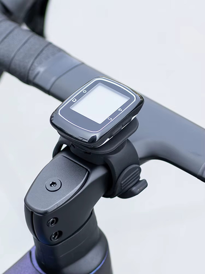 GUB 630 Silikon-Fahrradcomputerhalterung in Schwarz für Garmin, Bryton, WAHOO und XOSS als Rennrad-MTB-Verlängerungshalterung - Bild 6