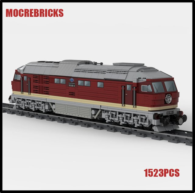 MOCREBRICKS Industrielle Diesellokomotive Baustein-Set - Bild 1
