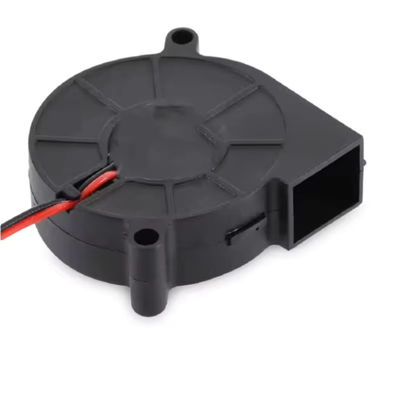 4 Stück 5015 Turbo-Lüfter bürstenlos 12 V und 24 V DC Gebläse 2-polig Schwarz B/T/H: 50 x 50 x 15 mm - Bild 4