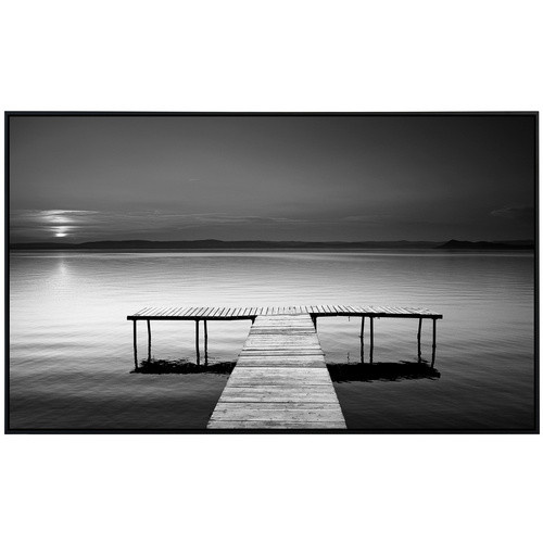 papermoon Infrarotheizung EcoHeat Steg im Wasser Schwarz Weiss mit Matt-Effekt und App-Steuerung - Bild 2