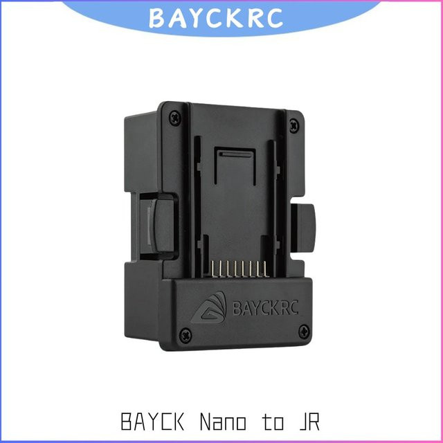 BAYCKRC Nano-zu-JR-Bay-Adapter HF-Modulkonverter für Flysky/FRsky, kompatibel mit ELRS/CRSF, Schwarz - Bild 1