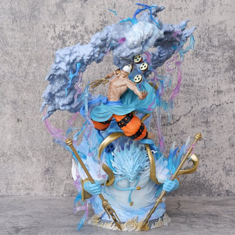 Bandai One Piece NEO-DX God Enel Battle Ver. Action Figure Statue aus PVC, mehrfarbig, Höhe: 35 cm - Bild 1