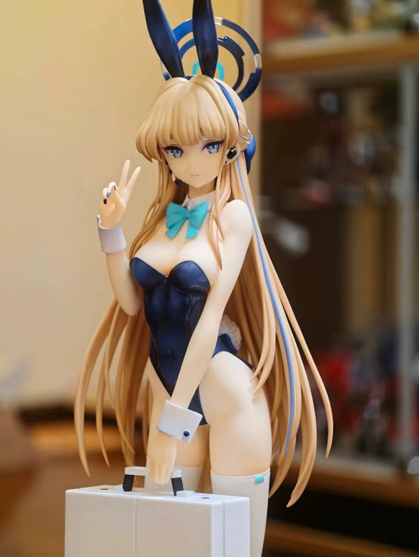 Blue Archive Asuma Toki Anime-Figur Bunny-Girl als Sammlerfigur aus Kunststoff in Blau - Bild 2