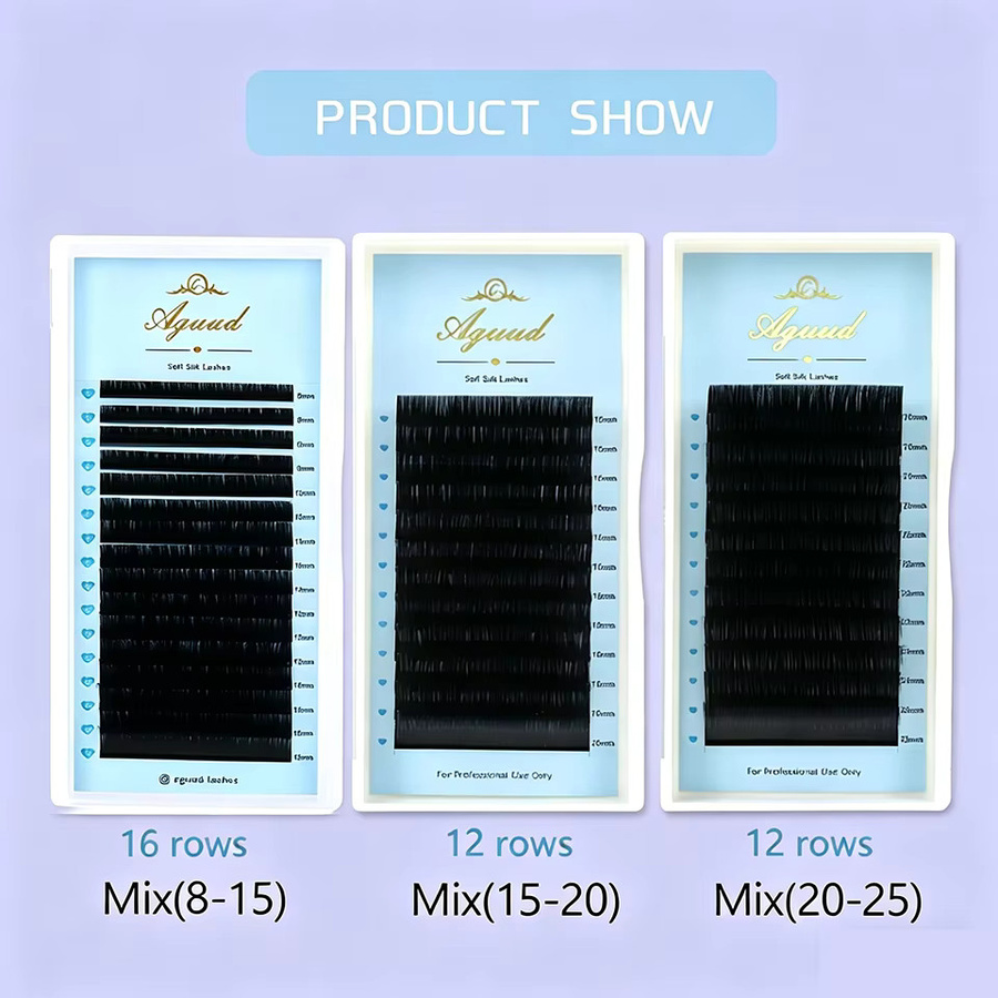 AGUUD Wimpernverlängerung Einzelne Wimpern, Black, Unisex - Bild 4
