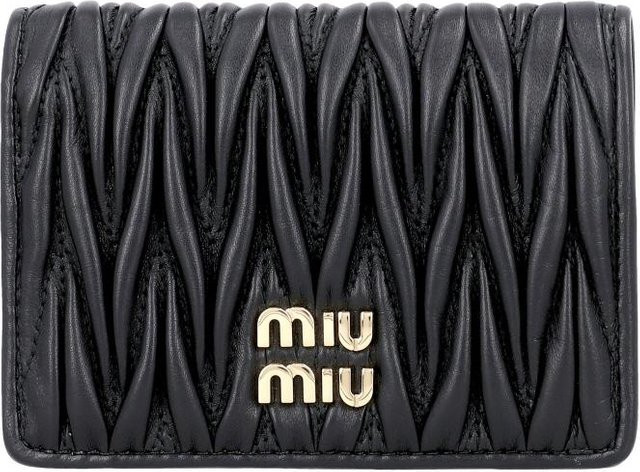 Miu Miu Geldbörse Matelass Napa, black, Damen - Bild 1