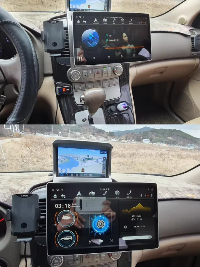 Sadocom Android Autoradio mit 12,8 Zoll IPS Display, 1080P, 6GB RAM, 128GB Speicher, WiFi und 100 Grad drehbar, Schwarz - Bild 6