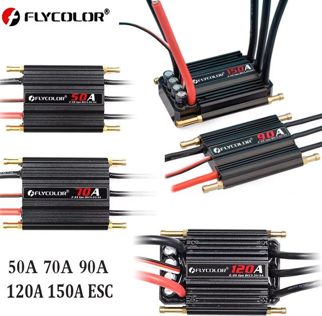 Flycolor Brushless ESC Geschwindigkeitsregler für RC-Bootsmodelle - Bild 1