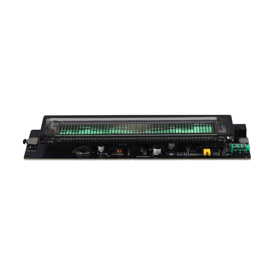 HpLive Audio Spektrum Analysator Board mit VFD Vakuum Fluoreszierende Anzeige, Schwarz, 3,5mm AUX/MIC, 32Hz-20KHz, AK2515 - Bild 2