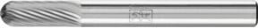 PFERD Hartmetall Frässtift Walzenrund WRC universal fein, Durchmesser: 6 mm, Länge: 16 mm, Schaft-Durchmesser: 6 mm, Farbe: Silber - Bild 1