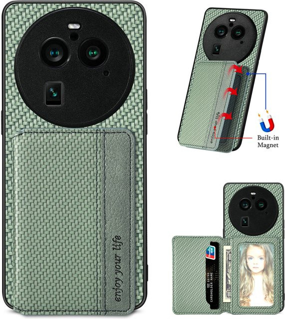 Realme Magnetische Leder-Schutzhülle mit RFID-Schutz für GT 8 Pro, GT 7 Pro, GT7 5G und GT Neo7 in Blau - Bild 1