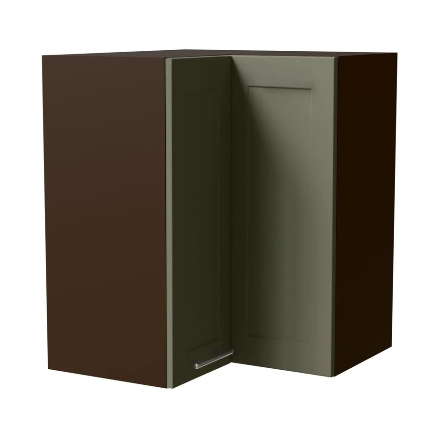 Feldmann-Wohnen Eckhängeschrank Oslo Lava / Reed Green Matt B/T/H: 60 x 60 x 72 cm - Bild 2