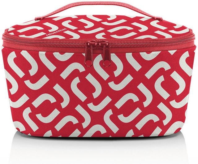 Reisenthel Thermo Coolerbag S Pocket Signature in Rot, isolierte Kühltasche aus Stoff, B/H/T: 22,5 x 18,5 x 12,0 cm - Bild 1