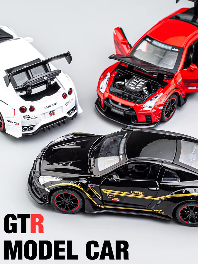 RMZ CiTY Nissan Skyline GTR R35 Nismo GT3 Racing, Spielzeug Auto Modell, 1:32, mit Licht und Sound - Bild 5