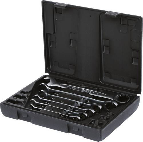 KS Tools GEARplus Ratschenringmaulschlüssel-Satz, 6-teilig, Chrome Vanadium, Silber - Bild 1