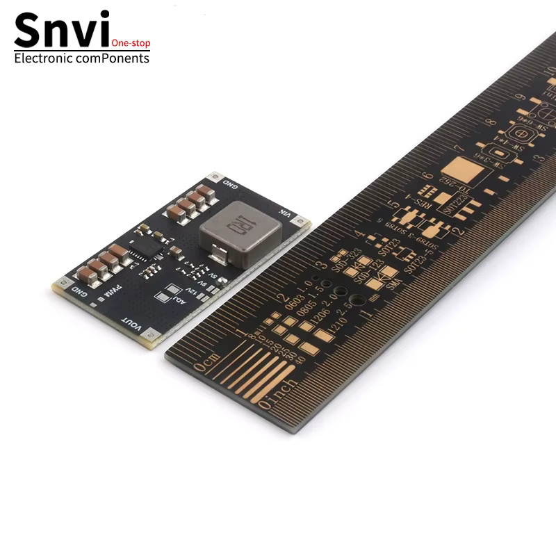 Snvi TPS61088 DC-DC-Boost-Konvertermodul Hochleistungs-Aufwärtswandler für Lithium-Batterie-Stromversorgung in Schwarz - Bild 2