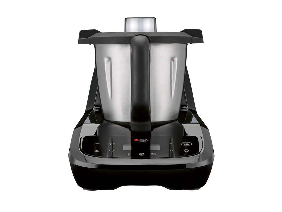 SILVERCREST KITCHEN TOOLS Monsieur Cuisine compact SMCC 1100 A1 Küchenmaschine in Schwarz mit App-Steuerung und Sous-Vide-Funktion - Bild 2