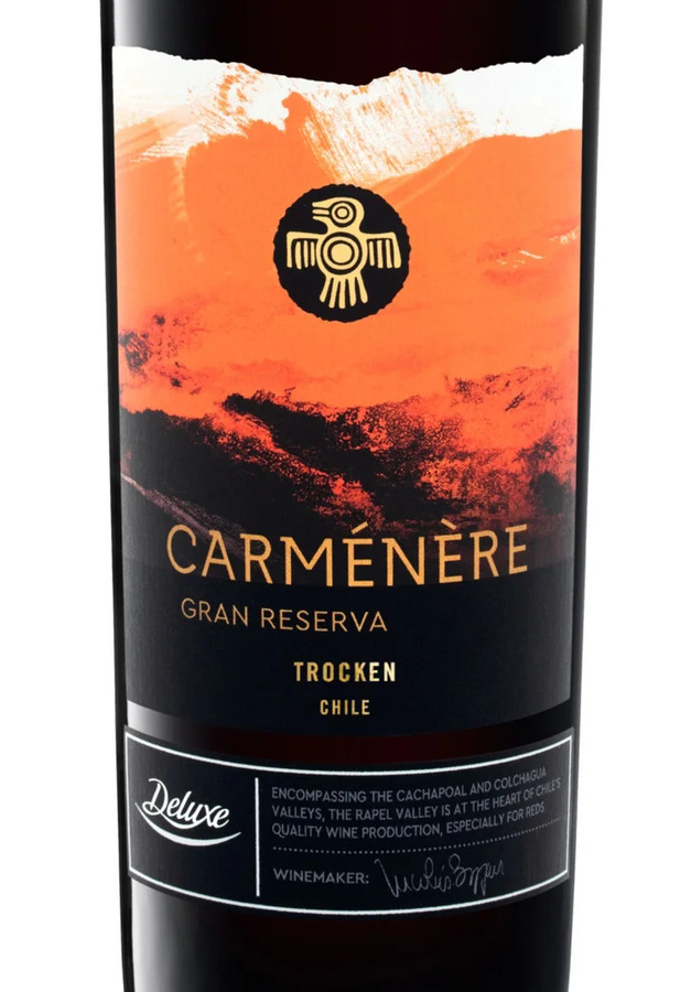 Viajero Valle del Rapel Carménère Gran Reserva trocken Rotwein 2021 0,75 l - Bild 2
