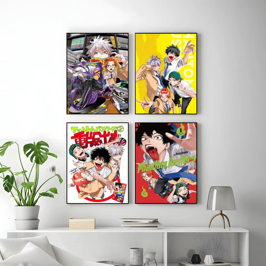 Phantom Busters Wandkunst Poster, selbstklebend, mehrfarbig, B/H: 20 x 15 cm - Bild 3