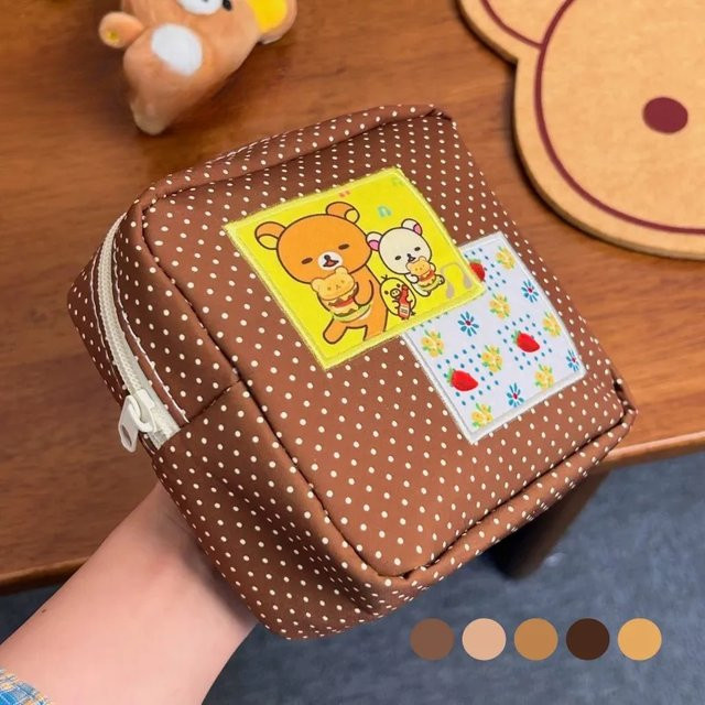 Bandai Kosmetiktasche, Bärenmotiv, kleine Größe - Bild 1