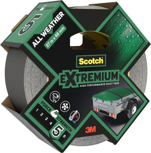 Scotch Hochleistungs-Klebeband Extremium All Weather Schwarz Breite: 48 mm, Länge: 27 m - Bild 1