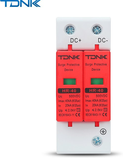 TDNK Überspannungsschutzgerät der DC2P-Serie für Photovoltaik-Solarsysteme, Farbe: Weiß - Bild 1