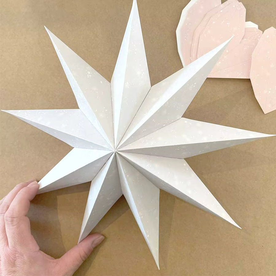 Metall Stanzformen für 3D-Faltsterne in 4 Größen für DIY Scrapbooking und Bastelarbeiten - Bild 2