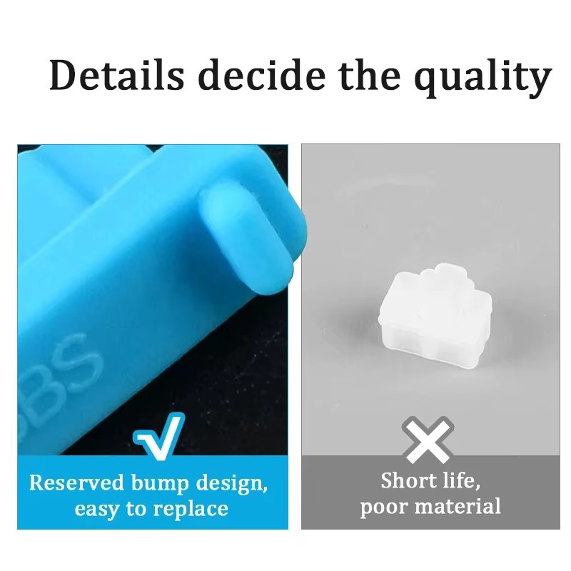 16er Set USB-A Anti-Staub-Schutzstecker für Notebook und Laptop in Pink - Bild 3
