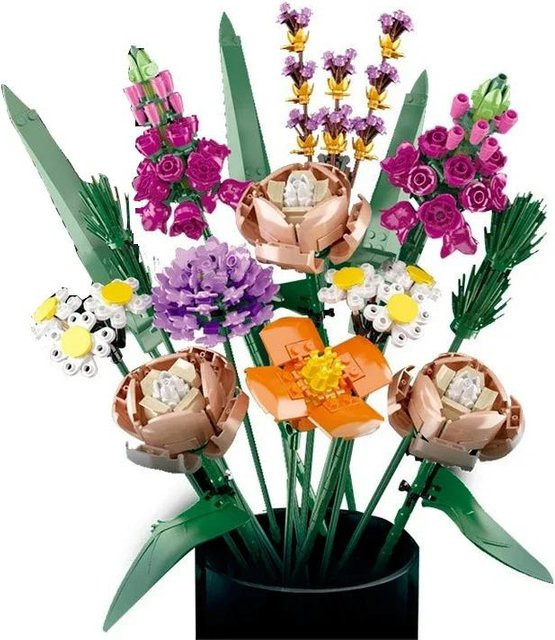 Super Six Rosenblumenstrauß Bausteine ab 6 Jahren - Bild 1