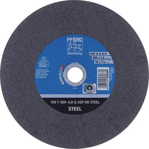 PFERD Stationäre Trennscheibe HD STEEL für Stahl, Grau, Durchmesser: 400 mm, Breite: 4,8 mm, Bohrung: 40 mm, 10 Stück - Bild 1
