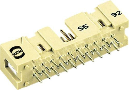 Harting Messerleiste beige, 6 Polzahl, 2 Reihen, Artikelnummer 09185066324 - Bild 1