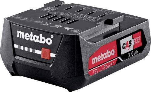 Metabo LiPOWER Akku 12V Li-Ion 2,0 Ah in Schwarz-Rot - Bild 1