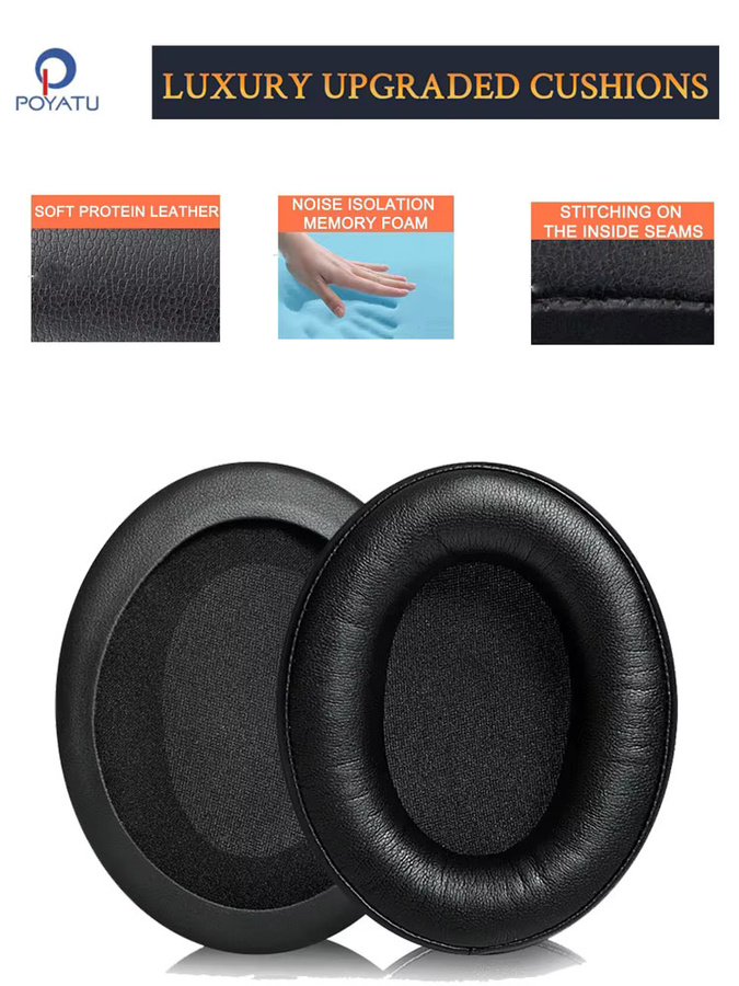 Philips Ersatz-Ohrpolster für TAPH805 PH805 H8506 Kopfhörer in Schwarz - Bild 6