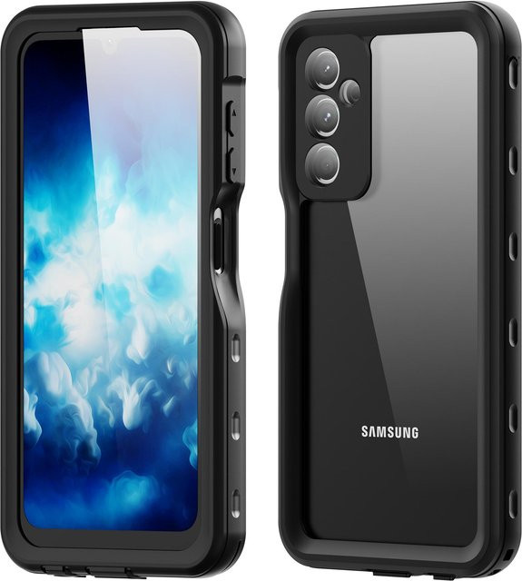 Stoßfeste IP68 wasserdichte Schutzhülle für Samsung Galaxy A25 in Grau - Bild 1