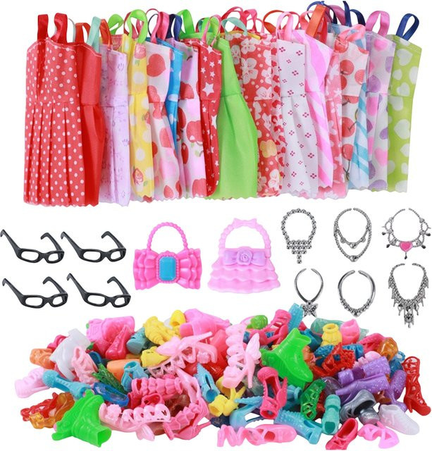 Barbie Puppenkleidung und Accessoires, 32-teiliges Set - Bild 1
