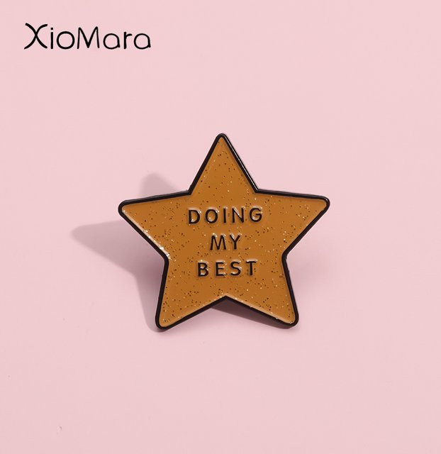 Stern Emaille Pin, Unisex - Bild 1