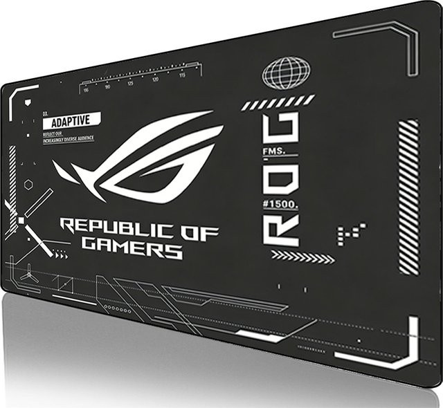 Großes Gamer Mauspad in Schwarz für PC und Notebook, Schreibtischmatte für Gaming-Zubehör, B/T: 90 x 40 cm - Bild 1