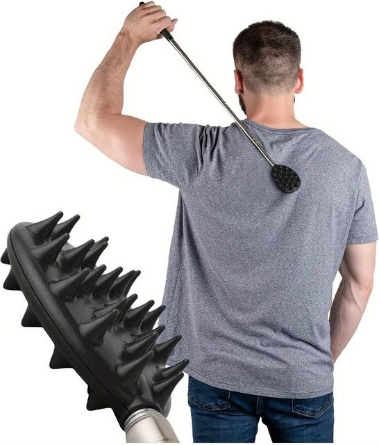 FUBEICHLY Kaktus-Design Rückenkratzer, Teleskopisch, Unisex - Bild 1