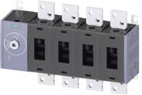 Siemens Lasttrennschalter 4polig 1600A 8 Schließer 8 Öffner 690 V/AC grau 3KD54400RE100 - Bild 1