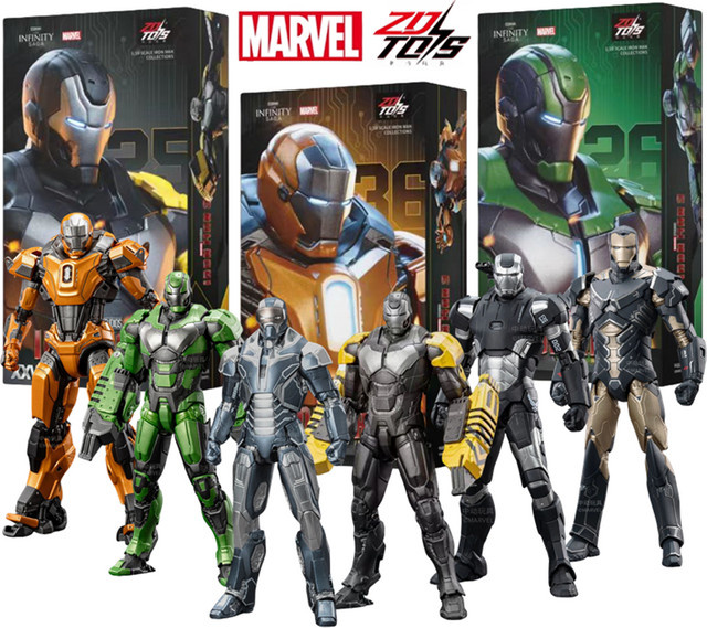 ZD Toys Marvel Iron Man Actionfiguren, 1:10 - Bild 1
